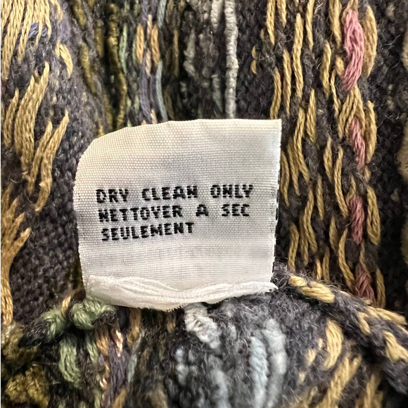 Talbots Women's Fair Isle Cardigan Sweater Size SP in Multicolor Lambswool Blend - Picture 9 of 9